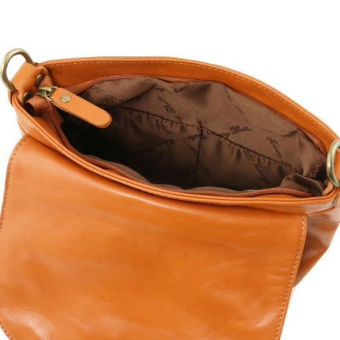 TL Bag - Soft leather shoulder bag with tassel detail